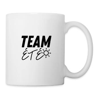Team été - Mug blanc - blanc - Droite