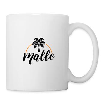 Malle Palme - Mug blanc - blanc - Droite