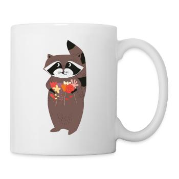 Racoon - Tasse - Weiß - Rechts
