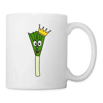 Altesse poireaux - Mug blanc - blanc - Droite