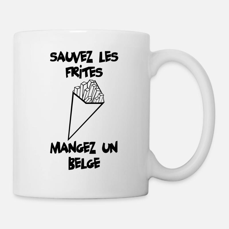 Sauvez les frites ! - Mug blanc - blanc