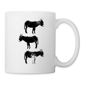 Mignon nain ambulant d’âne cadeau - Mug blanc - blanc - Droite