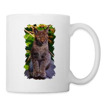 Luchs - Tasse - Weiß - Rechts