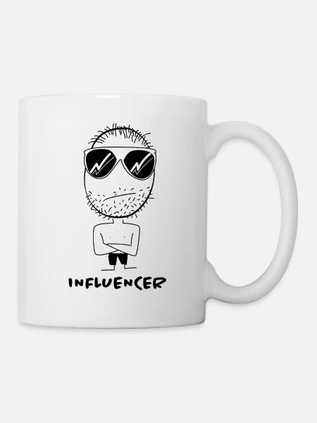 Influencer - Tasse - Weiß