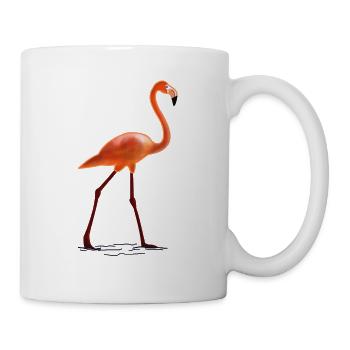 Flamingo - Tasse - Weiß - Rechts