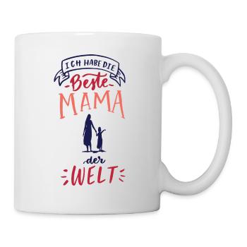 Ich habe die beste Mama der Welt - Tasse - Weiß - Rechts