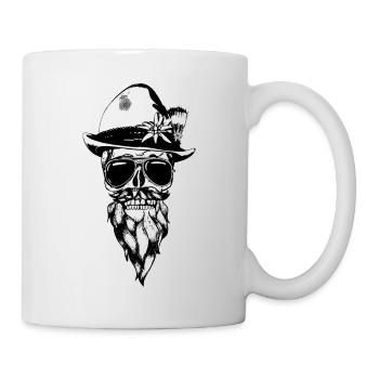 Bavarian skull - Mug - white - Right