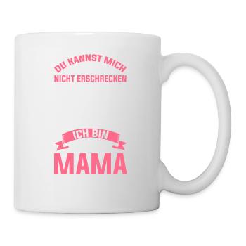 Zwillingsmama Zwillingsmutter Zwillingskinder Mutt - Tasse - Weiß - Rechts