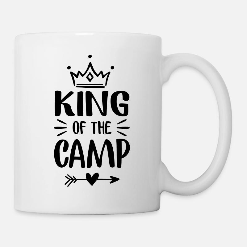 King camp - Tasse - Weiß