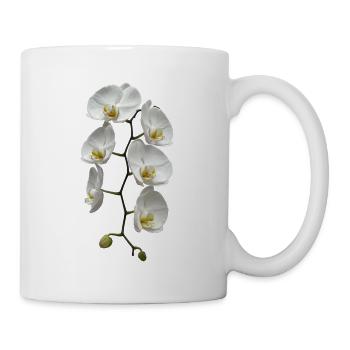 Orchidee - Tasse - Weiß - Rechts