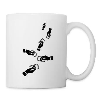 Money Money silhouette - Mug - white - Right