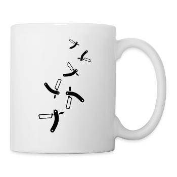 Shave Barber logo icon - Mug - white - Right