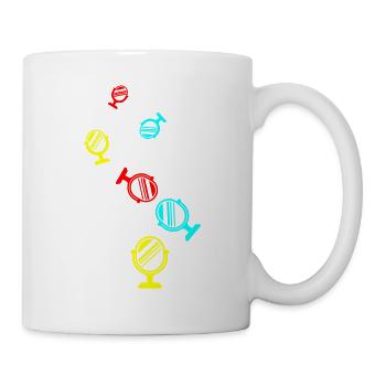 Mirror Icon Silhouette - Mug - white - Right