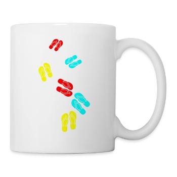 Flip-flops icon - Mug - white - Right