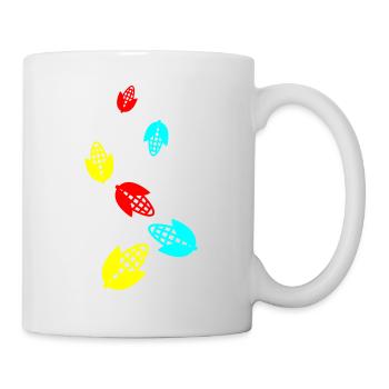 Symbole du maïs - Mug blanc - blanc - Droite