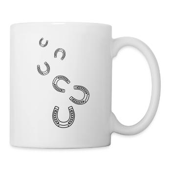 Hufeisen Icon - Tasse - Weiß - Rechts