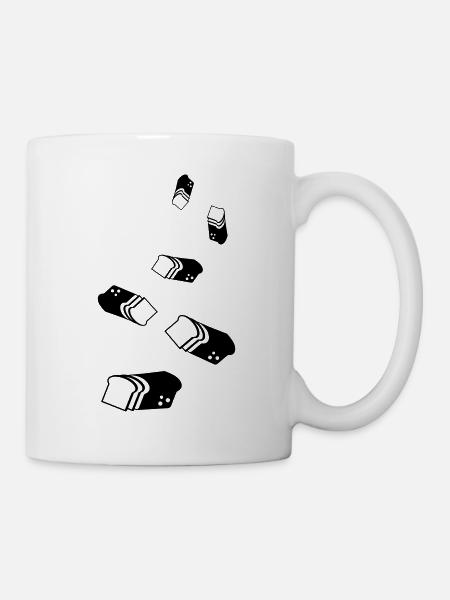 Brot icon symbol - Tasse - Weiß