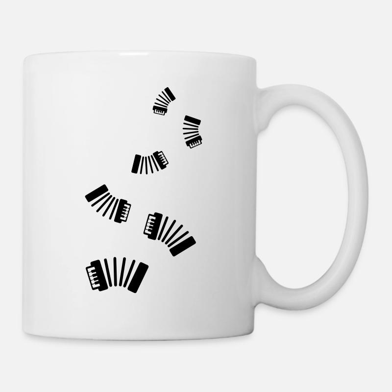 Akkordeon musik - Tasse - Weiß