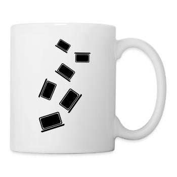 Laptop Pc Büro - Tasse - Weiß - Rechts