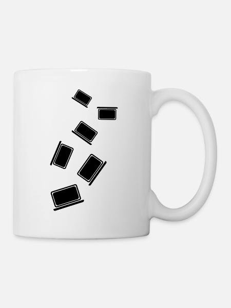 Laptop Pc Büro - Tasse - Weiß