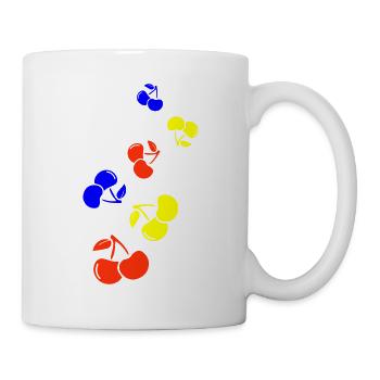 Cherry fruit - Mug - white - Right