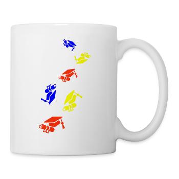 Student mütze abschluss - Tasse - Weiß - Rechts