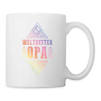 Weltbester Opa - Tasse - Weiß - Rechts