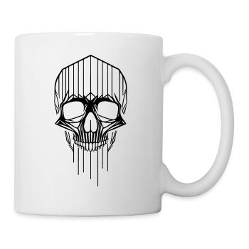 Skeleon Skull - Mug - white - Right
