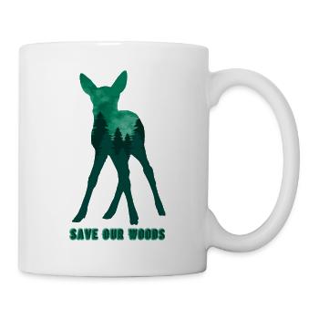 "Save Our Woods - Mug - white - Right