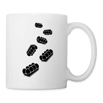 Eier symbol - Tasse - Weiß - Rechts