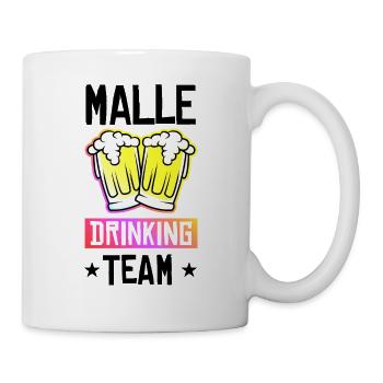 Malle Drinking Team - Tasse - Weiß - Rechts