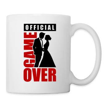 Jeu de couple de mariage sur le couple de mariage Jga - Mug blanc - blanc - Droite