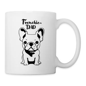 Frenchie Dad | Hundepapa | Französische Bulldogge - Tasse - Weiß - Rechts