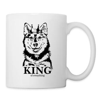 POMSKY Roi de tout Chiens Chiens Wilsigns - Mug blanc - blanc - Droite
