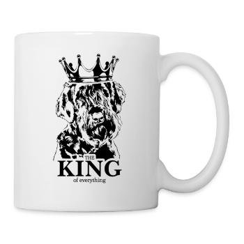 Schnauzer géant Roi de tout Chiens Wilsigns - Mug blanc - blanc - Droite