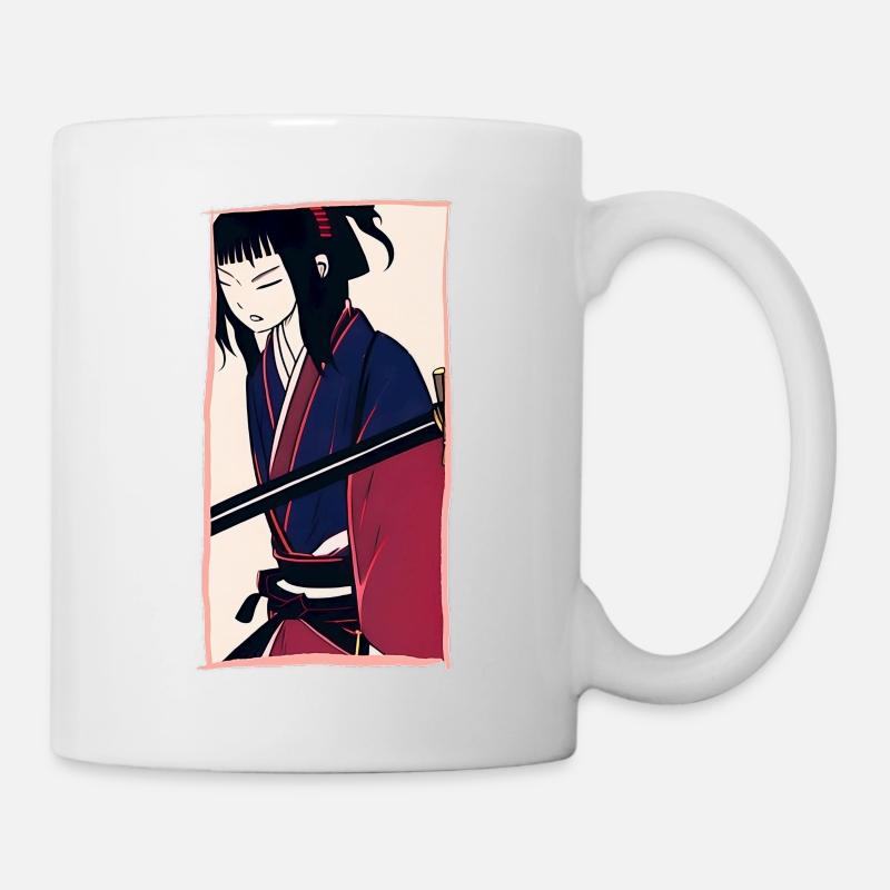SamuraiGirl N 2 - Tasse - Weiß