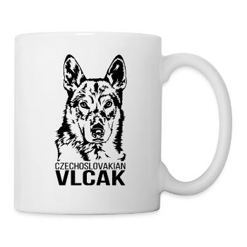 Tchécoslovaque Vlcak Portrait Chiens Wilsigns - Mug blanc - blanc - Droite