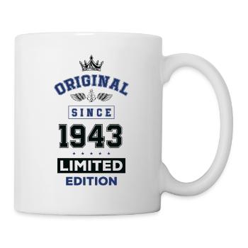 1943 limited edition Geburtstag - Tasse - Weiß - Rechts