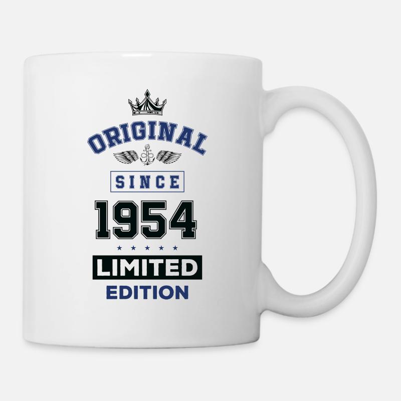 1954 limited edition Geburtstag - Tasse - Weiß