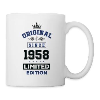 1958 limited edition Geburtstag - Tasse - Weiß - Rechts