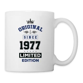 1977 limited edition Geburtstag - Tasse - Weiß - Rechts