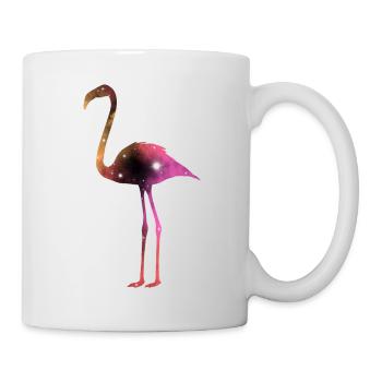 Galaxy Flamingo - Tasse - Weiß - Rechts