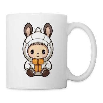 Bunny Winter Animal Baby Comic - Mug - white - Right