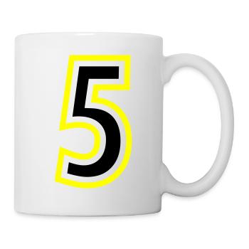 5 Number College - Mug - white - Right