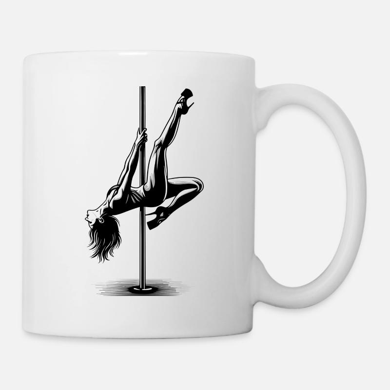 Pole Dance ultimative Körperkontrolle Geschenk - Tasse - Weiß