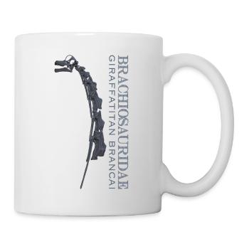 Giraffatitan Brancai Brachiosauridae grey - Tasse - Weiß - Rechts