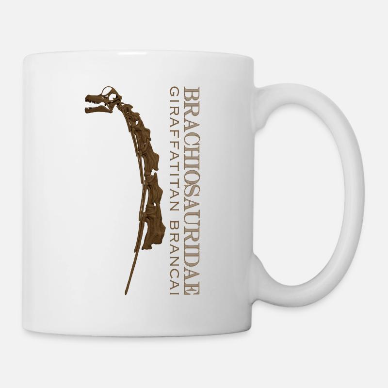 Giraffatitan Brancai Brachiosauridae brown - Mug - white