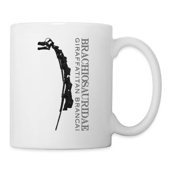 Giraffatitan Brancai Brachorisauridae black - Tasse - Weiß - Rechts