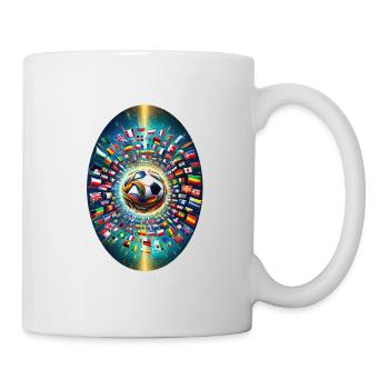 Unity in the game (The World in Football Fever) - Mug - white - Right