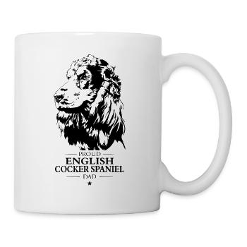 Cocker Anglais Épagneul Papa Chien Chien Wilsigns - Mug blanc - blanc - Droite